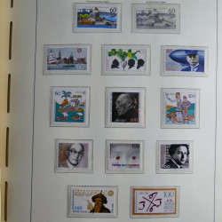 Collection timbres d'Allemagne Fédérale 1990-2007 neufs et oblitérés en album lux. Collection timbres d'Allemagne Fédérale 1990-2007 neufs et oblitérés en album lux.