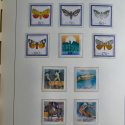 Collection timbres d'Allemagne Fédérale 1990-2007 neufs et oblitérés en album lux. Collection timbres d'Allemagne Fédérale 1990-2007 neufs et oblitérés en album lux.