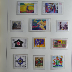 Collection timbres d'Allemagne Fédérale 1990-2007 neufs et oblitérés en album lux. Collection timbres d'Allemagne Fédérale 1990-2007 neufs et oblitérés en album lux.