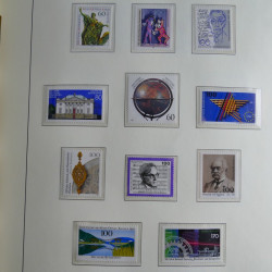Collection timbres d'Allemagne Fédérale 1990-2007 neufs et oblitérés en album lux. Collection timbres d'Allemagne Fédérale 1990-2007 neufs et oblitérés en album lux.