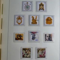 Collection timbres d'Allemagne Fédérale 1990-2007 neufs et oblitérés en album lux. Collection timbres d'Allemagne Fédérale 1990-2007 neufs et oblitérés en album lux.
