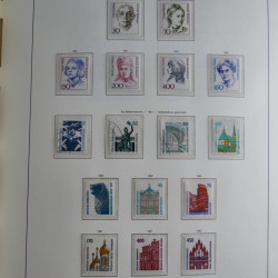 Collection timbres d'Allemagne Fédérale 1990-2007 neufs et oblitérés en album lux. Collection timbres d'Allemagne Fédérale 1990-2007 neufs et oblitérés en album lux.