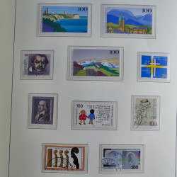 Collection timbres d'Allemagne Fédérale 1990-2007 neufs et oblitérés en album lux. Collection timbres d'Allemagne Fédérale 1990-2007 neufs et oblitérés en album lux.