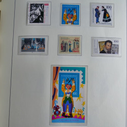 Collection timbres d'Allemagne Fédérale 1990-2007 neufs et oblitérés en album lux. Collection timbres d'Allemagne Fédérale 1990-2007 neufs et oblitérés en album lux.