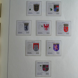 Collection timbres d'Allemagne Fédérale 1990-2007 neufs et oblitérés en album lux. Collection timbres d'Allemagne Fédérale 1990-2007 neufs et oblitérés en album lux.