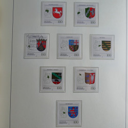 Collection timbres d'Allemagne Fédérale 1990-2007 neufs et oblitérés en album lux. Collection timbres d'Allemagne Fédérale 1990-2007 neufs et oblitérés en album lux.