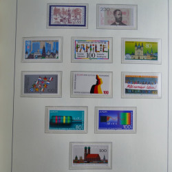 Collection timbres d'Allemagne Fédérale 1990-2007 neufs et oblitérés en album lux. Collection timbres d'Allemagne Fédérale 1990-2007 neufs et oblitérés en album lux.