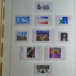 Collection timbres d'Allemagne Fédérale 1990-2007 neufs et oblitérés en album lux. Collection timbres d'Allemagne Fédérale 1990-2007 neufs et oblitérés en album lux.