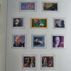 Collection timbres d'Allemagne Fédérale 1990-2007 neufs et oblitérés en album lux. Collection timbres d'Allemagne Fédérale 1990-2007 neufs et oblitérés en album lux.