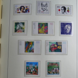 Collection timbres d'Allemagne Fédérale 1990-2007 neufs et oblitérés en album lux. Collection timbres d'Allemagne Fédérale 1990-2007 neufs et oblitérés en album lux.