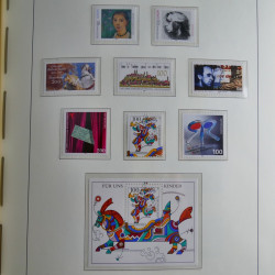 Collection timbres d'Allemagne Fédérale 1990-2007 neufs et oblitérés en album lux. Collection timbres d'Allemagne Fédérale 1990-2007 neufs et oblitérés en album lux.