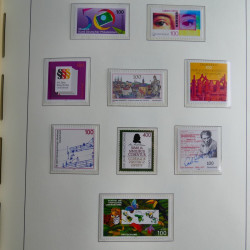 Collection timbres d'Allemagne Fédérale 1990-2007 neufs et oblitérés en album lux. Collection timbres d'Allemagne Fédérale 1990-2007 neufs et oblitérés en album lux.