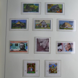 Collection timbres d'Allemagne Fédérale 1990-2007 neufs et oblitérés en album lux. Collection timbres d'Allemagne Fédérale 1990-2007 neufs et oblitérés en album lux.