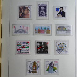 Collection timbres d'Allemagne Fédérale 1990-2007 neufs et oblitérés en album lux. Collection timbres d'Allemagne Fédérale 1990-2007 neufs et oblitérés en album lux.