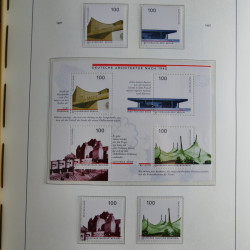 Collection timbres d'Allemagne Fédérale 1990-2007 neufs et oblitérés en album lux. Collection timbres d'Allemagne Fédérale 1990-2007 neufs et oblitérés en album lux.