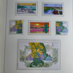 Collection timbres d'Allemagne Fédérale 1990-2007 neufs et oblitérés en album lux. Collection timbres d'Allemagne Fédérale 1990-2007 neufs et oblitérés en album lux.
