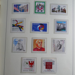 Collection timbres d'Allemagne Fédérale 1990-2007 neufs et oblitérés en album lux. Collection timbres d'Allemagne Fédérale 1990-2007 neufs et oblitérés en album lux.