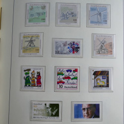 Collection timbres d'Allemagne Fédérale 1990-2007 neufs et oblitérés en album lux. Collection timbres d'Allemagne Fédérale 1990-2007 neufs et oblitérés en album lux.