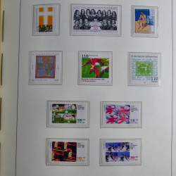 Collection timbres d'Allemagne Fédérale 1990-2007 neufs et oblitérés en album lux. Collection timbres d'Allemagne Fédérale 1990-2007 neufs et oblitérés en album lux.