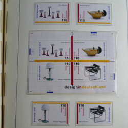 Collection timbres d'Allemagne Fédérale 1990-2007 neufs et oblitérés en album lux. Collection timbres d'Allemagne Fédérale 1990-2007 neufs et oblitérés en album lux.