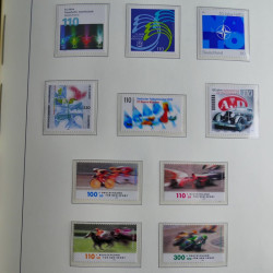 Collection timbres d'Allemagne Fédérale 1990-2007 neufs et oblitérés en album lux. Collection timbres d'Allemagne Fédérale 1990-2007 neufs et oblitérés en album lux.