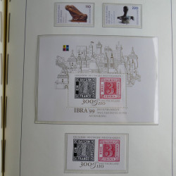 Collection timbres d'Allemagne Fédérale 1990-2007 neufs et oblitérés en album lux. Collection timbres d'Allemagne Fédérale 1990-2007 neufs et oblitérés en album lux.