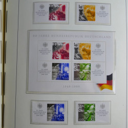 Collection timbres d'Allemagne Fédérale 1990-2007 neufs et oblitérés en album lux. Collection timbres d'Allemagne Fédérale 1990-2007 neufs et oblitérés en album lux.