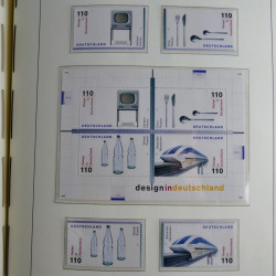 Collection timbres d'Allemagne Fédérale 1990-2007 neufs et oblitérés en album lux. Collection timbres d'Allemagne Fédérale 1990-2007 neufs et oblitérés en album lux.