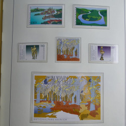 Collection timbres d'Allemagne Fédérale 1990-2007 neufs et oblitérés en album lux. Collection timbres d'Allemagne Fédérale 1990-2007 neufs et oblitérés en album lux.