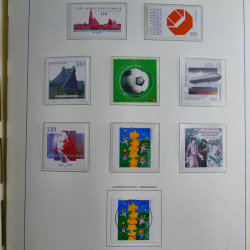 Collection timbres d'Allemagne Fédérale 1990-2007 neufs et oblitérés en album lux. Collection timbres d'Allemagne Fédérale 1990-2007 neufs et oblitérés en album lux.