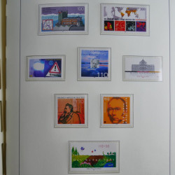 Collection timbres d'Allemagne Fédérale 1990-2007 neufs et oblitérés en album lux. Collection timbres d'Allemagne Fédérale 1990-2007 neufs et oblitérés en album lux.