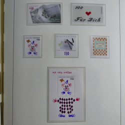 Collection timbres d'Allemagne Fédérale 1990-2007 neufs et oblitérés en album lux. Collection timbres d'Allemagne Fédérale 1990-2007 neufs et oblitérés en album lux.