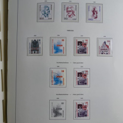 Collection timbres d'Allemagne Fédérale 1990-2007 neufs et oblitérés en album lux. Collection timbres d'Allemagne Fédérale 1990-2007 neufs et oblitérés en album lux.