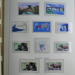 Collection timbres d'Allemagne Fédérale 1990-2007 neufs et oblitérés en album lux. Collection timbres d'Allemagne Fédérale 1990-2007 neufs et oblitérés en album lux.