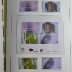 Collection timbres d'Allemagne Fédérale 1990-2007 neufs et oblitérés en album lux. Collection timbres d'Allemagne Fédérale 1990-2007 neufs et oblitérés en album lux.