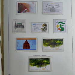 Collection timbres d'Allemagne Fédérale 1990-2007 neufs et oblitérés en album lux. Collection timbres d'Allemagne Fédérale 1990-2007 neufs et oblitérés en album lux.