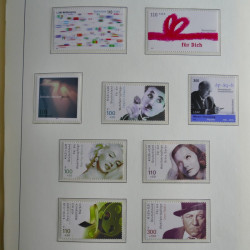 Collection timbres d'Allemagne Fédérale 1990-2007 neufs et oblitérés en album lux. Collection timbres d'Allemagne Fédérale 1990-2007 neufs et oblitérés en album lux.