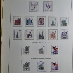 Collection timbres d'Allemagne Fédérale 1990-2007 neufs et oblitérés en album lux. Collection timbres d'Allemagne Fédérale 1990-2007 neufs et oblitérés en album lux.