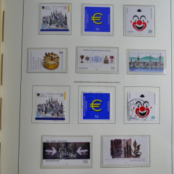Collection timbres d'Allemagne Fédérale 1990-2007 neufs et oblitérés en album lux. Collection timbres d'Allemagne Fédérale 1990-2007 neufs et oblitérés en album lux.