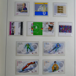 Collection timbres d'Allemagne Fédérale 1990-2007 neufs et oblitérés en album lux. Collection timbres d'Allemagne Fédérale 1990-2007 neufs et oblitérés en album lux.