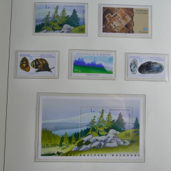 Collection timbres d'Allemagne Fédérale 1990-2007 neufs et oblitérés en album lux. Collection timbres d'Allemagne Fédérale 1990-2007 neufs et oblitérés en album lux.