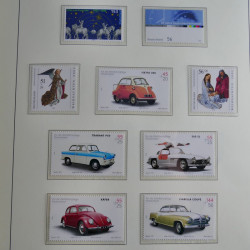 Collection timbres d'Allemagne Fédérale 1990-2007 neufs et oblitérés en album lux. Collection timbres d'Allemagne Fédérale 1990-2007 neufs et oblitérés en album lux.
