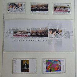 Collection timbres d'Allemagne Fédérale 1990-2007 neufs et oblitérés en album lux. Collection timbres d'Allemagne Fédérale 1990-2007 neufs et oblitérés en album lux.