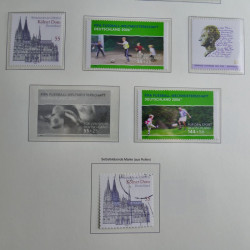 Collection timbres d'Allemagne Fédérale 1990-2007 neufs et oblitérés en album lux. Collection timbres d'Allemagne Fédérale 1990-2007 neufs et oblitérés en album lux.