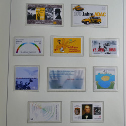 Collection timbres d'Allemagne Fédérale 1990-2007 neufs et oblitérés en album lux. Collection timbres d'Allemagne Fédérale 1990-2007 neufs et oblitérés en album lux.