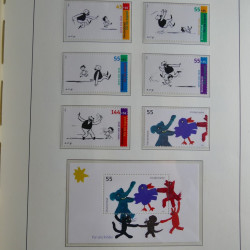 Collection timbres d'Allemagne Fédérale 1990-2007 neufs et oblitérés en album lux. Collection timbres d'Allemagne Fédérale 1990-2007 neufs et oblitérés en album lux.