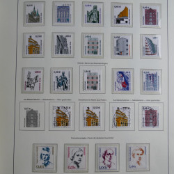 Collection timbres d'Allemagne Fédérale 1990-2007 neufs et oblitérés en album lux. Collection timbres d'Allemagne Fédérale 1990-2007 neufs et oblitérés en album lux.