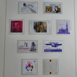 Collection timbres d'Allemagne Fédérale 1990-2007 neufs et oblitérés en album lux. Collection timbres d'Allemagne Fédérale 1990-2007 neufs et oblitérés en album lux.
