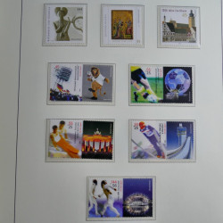 Collection timbres d'Allemagne Fédérale 1990-2007 neufs et oblitérés en album lux. Collection timbres d'Allemagne Fédérale 1990-2007 neufs et oblitérés en album lux.