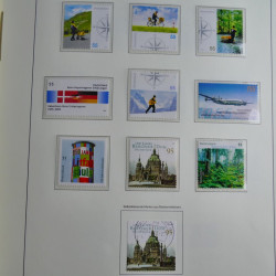Collection timbres d'Allemagne Fédérale 1990-2007 neufs et oblitérés en album lux. Collection timbres d'Allemagne Fédérale 1990-2007 neufs et oblitérés en album lux.